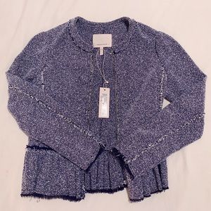 Rebecca Taylor Tweed Peplum Jacket Size 4